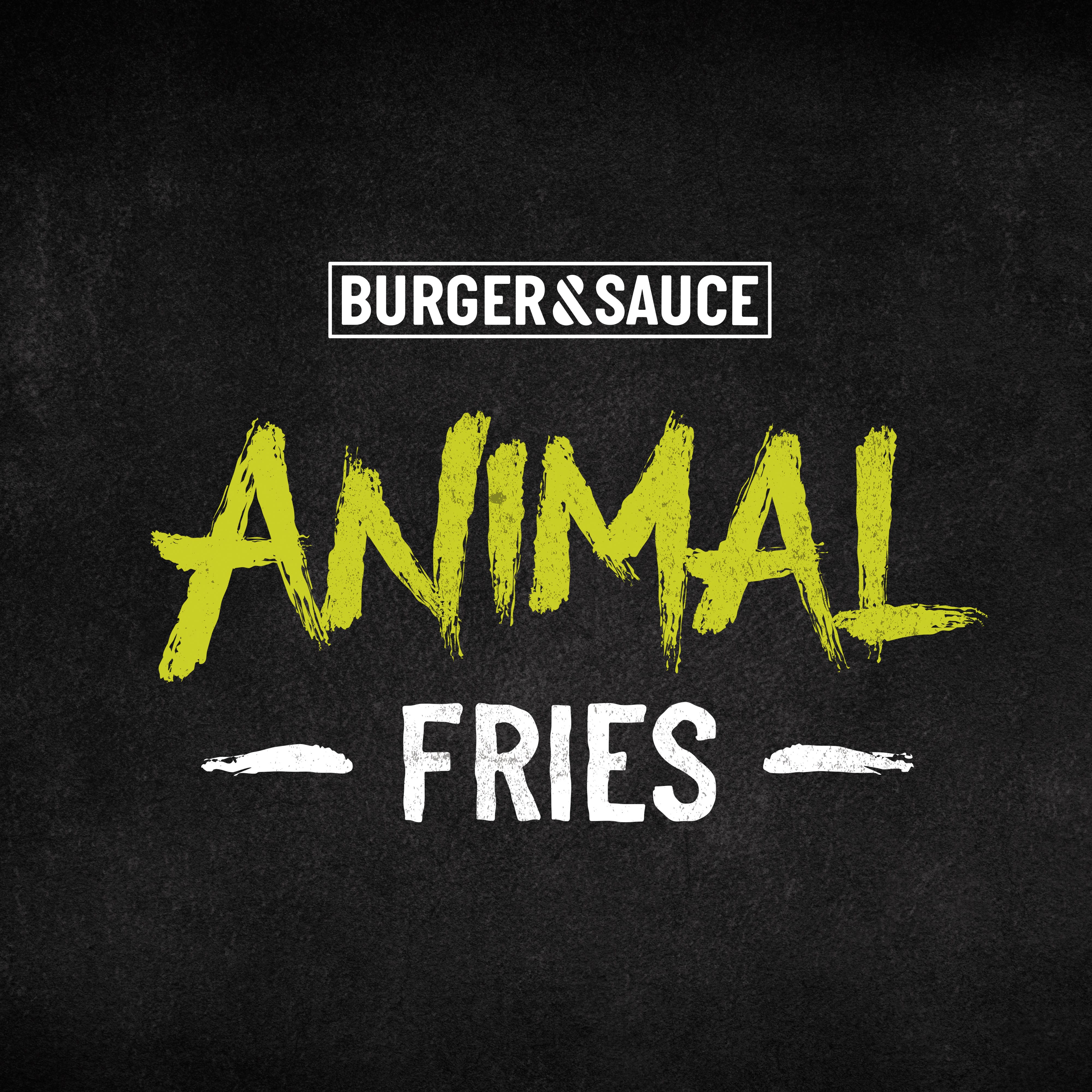 burger and sauce animal fries logo design sq bg 1