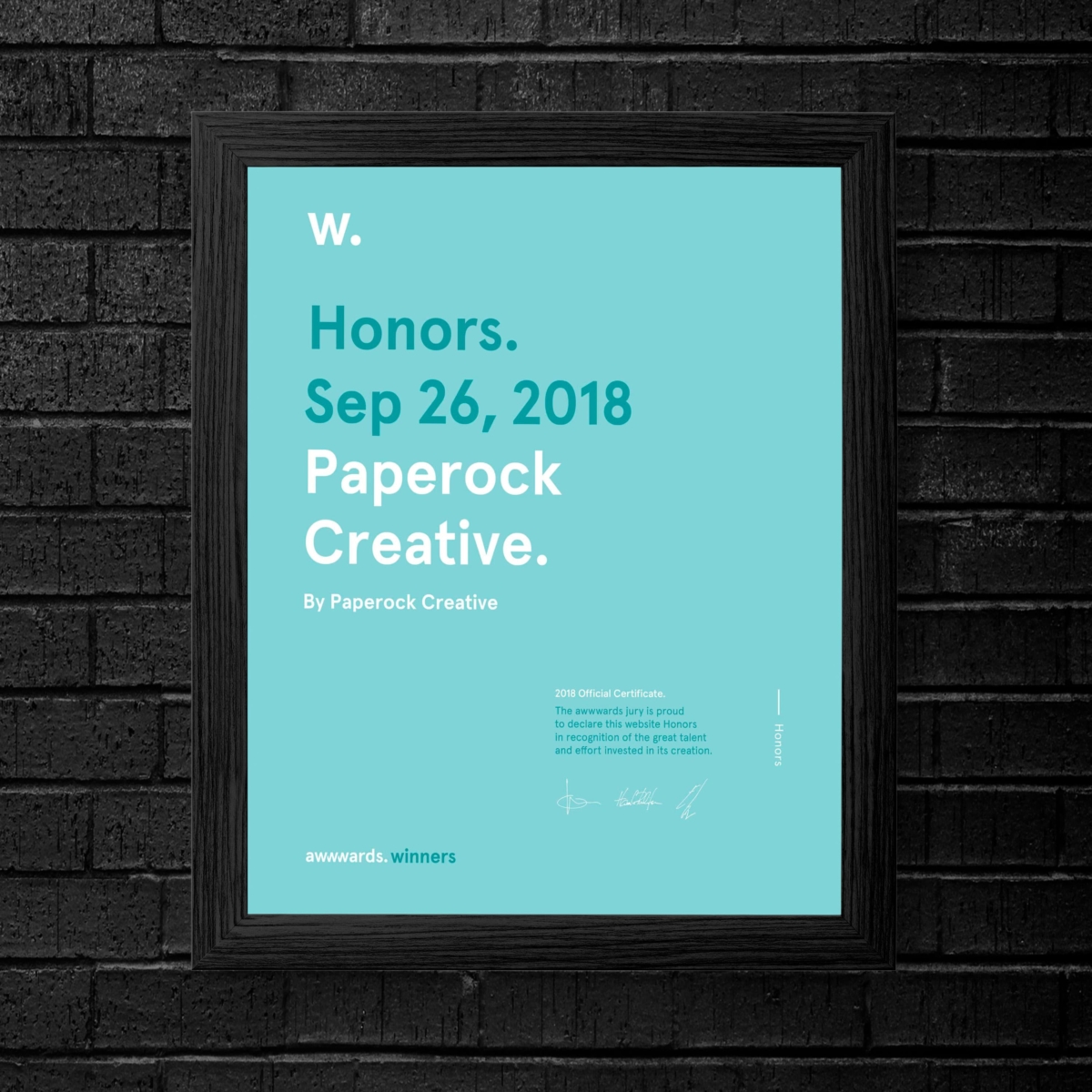 paperock creative website design honors awwwards