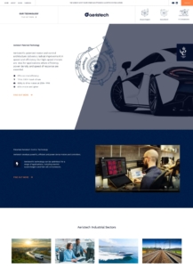 Aeristech Website Design