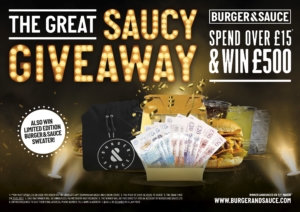 Burger & Sauce The Great Saucy Burger Giveaway Campaign
