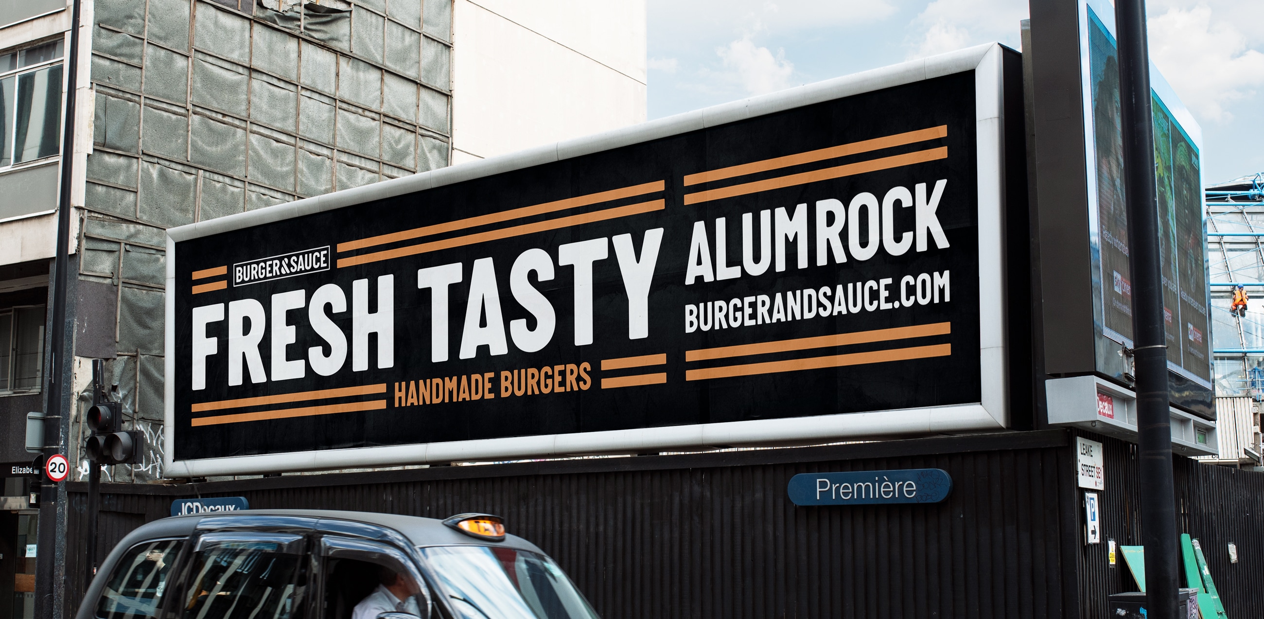 burger sauce poster billboard 3