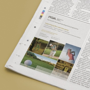 The PGA Press Advert