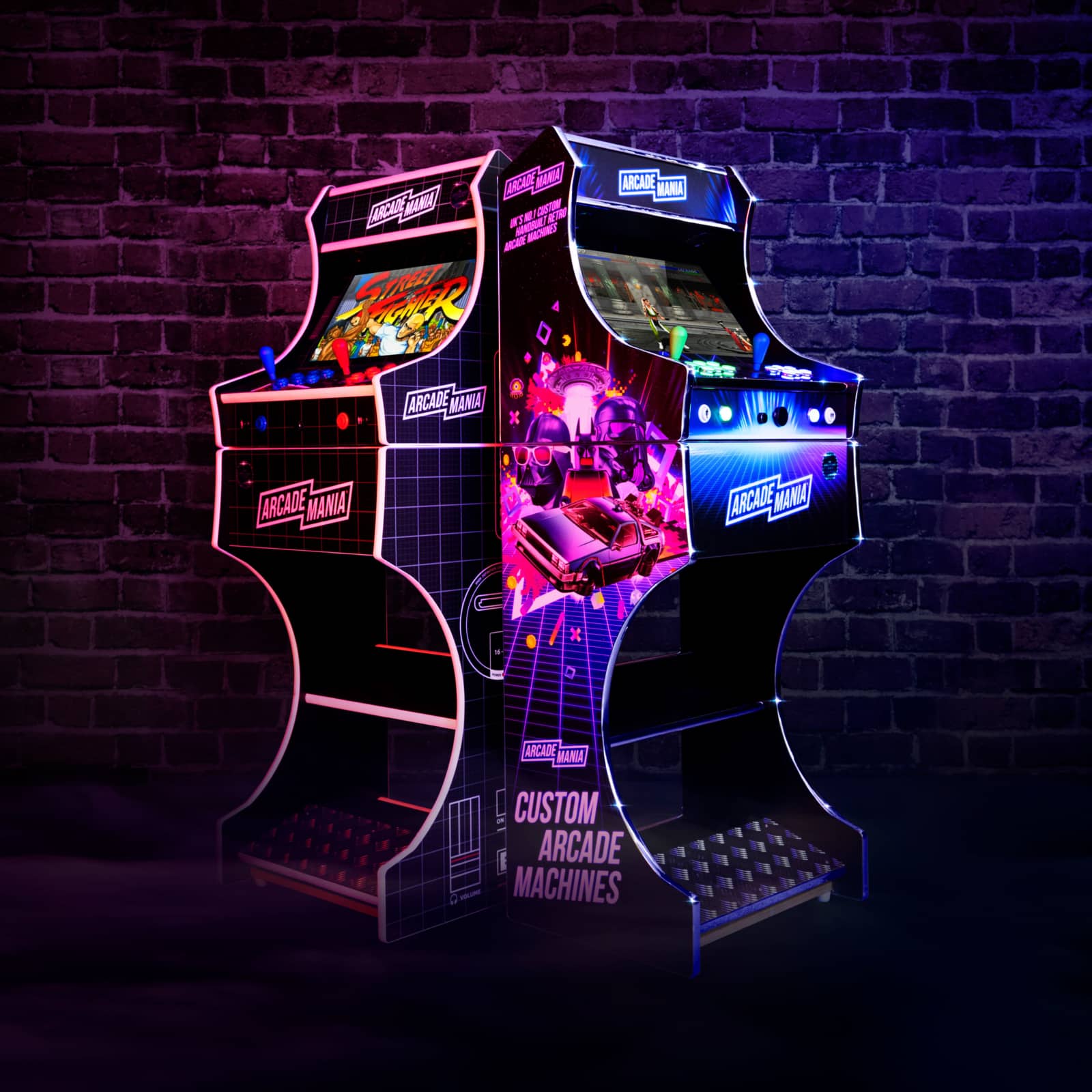 Arcade Machine Graphics, Custom Retro Arcade Machines, Creative Designs Retouching