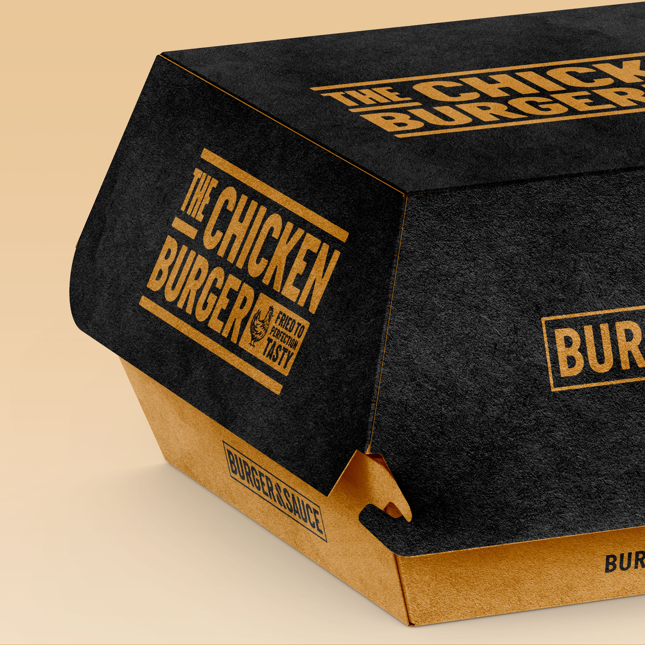 burger and sauce packaging chicken burger 4 v1