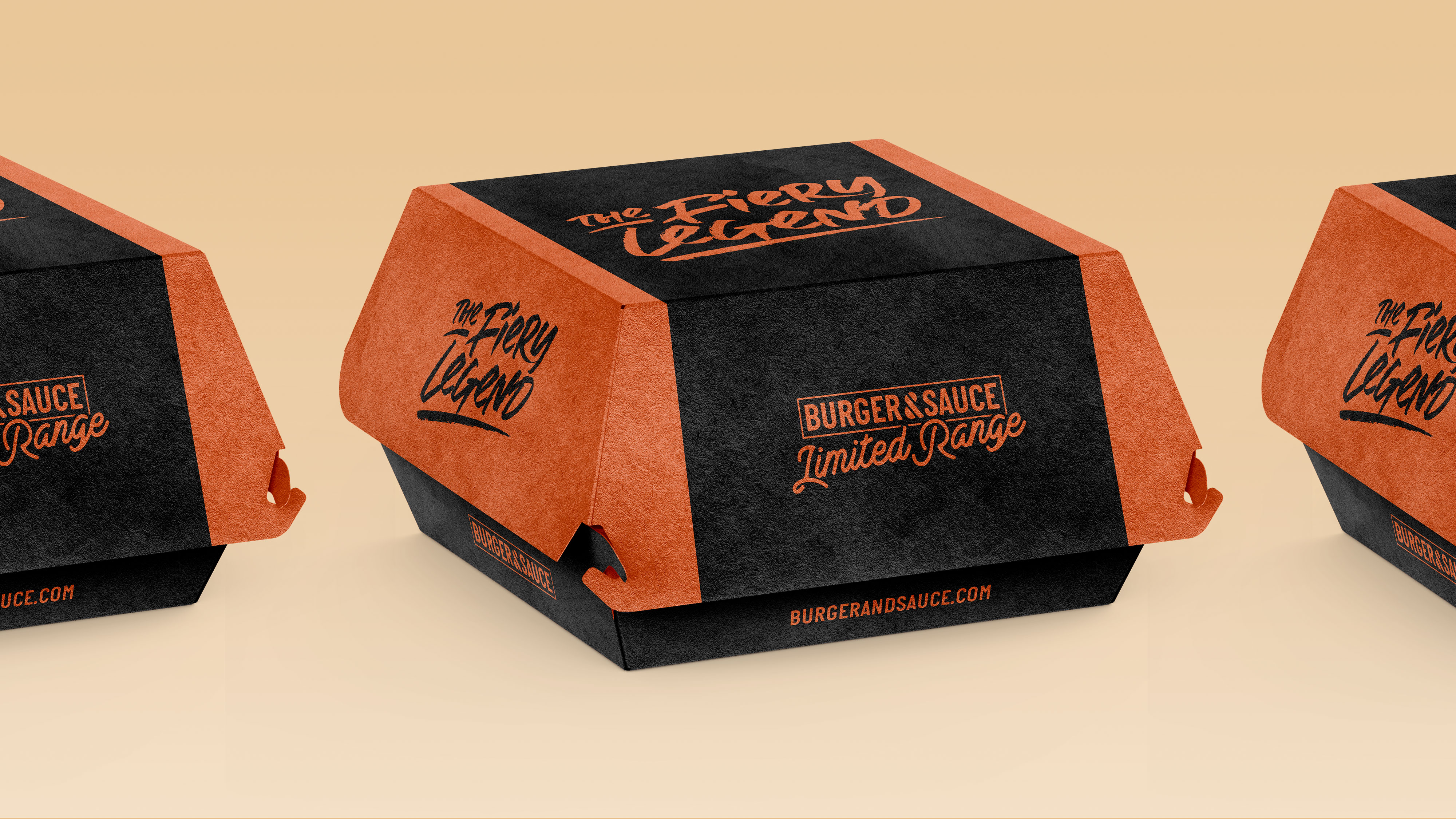 burger and sauce packaging fiery legend 4 v1