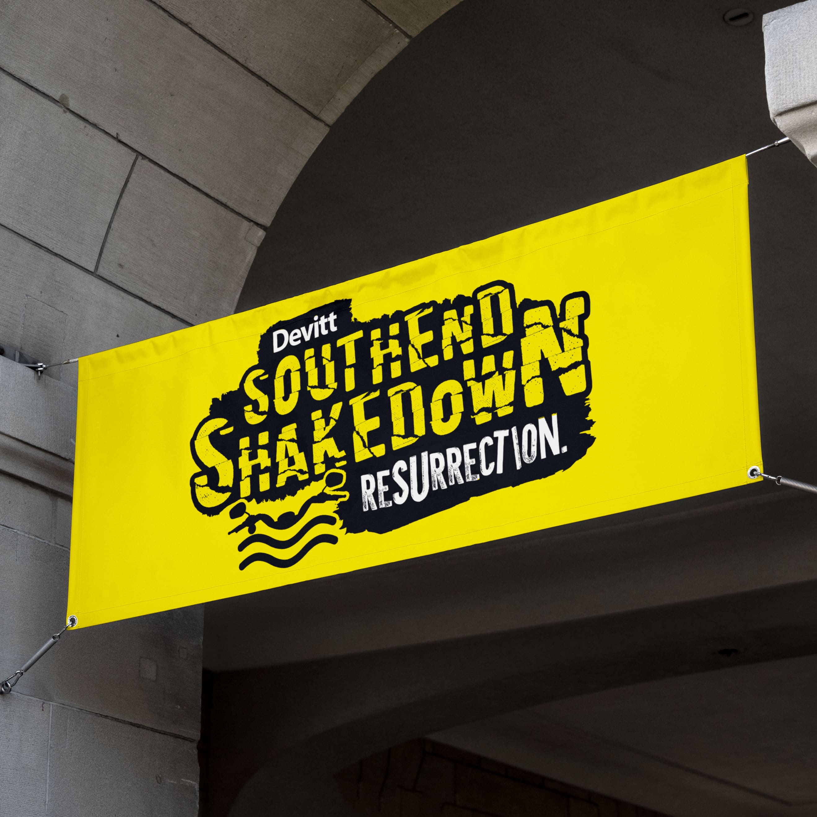 southend shakedown banner