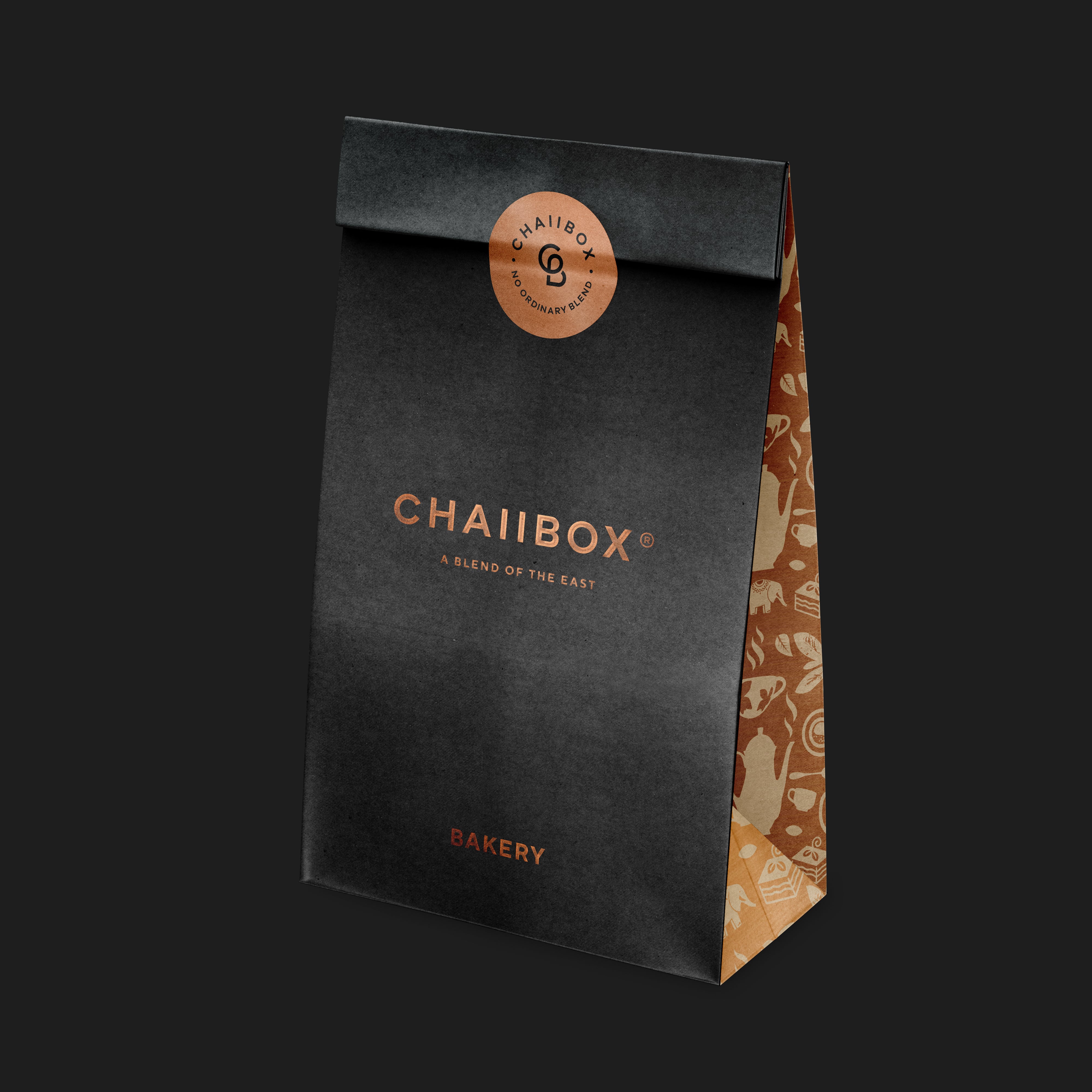 chaiibox packaging bags takeout print