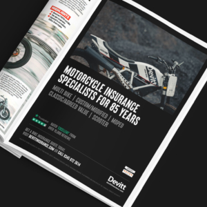 Devitt Flat Track Magazine Advert 2022