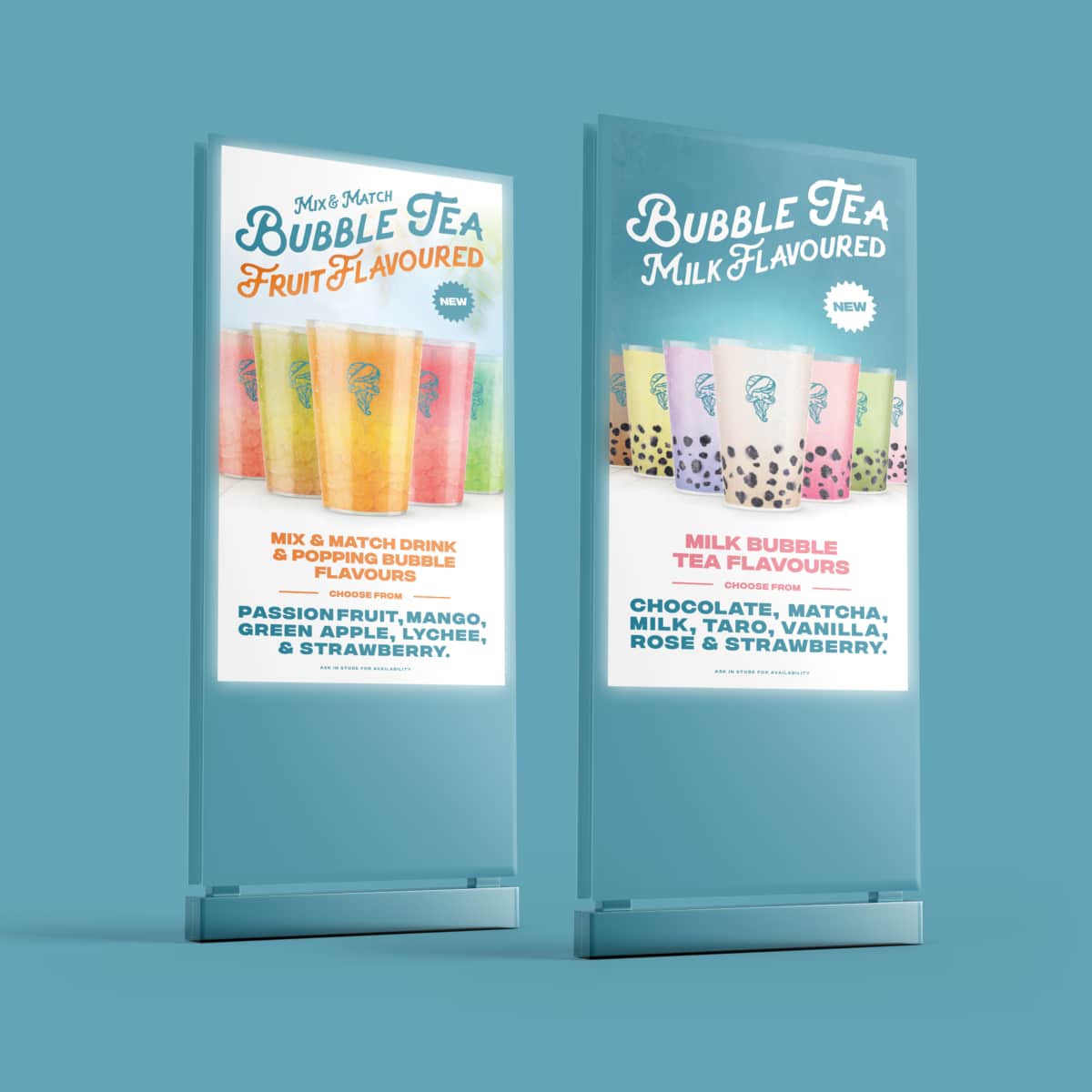 Chai Green Bubble Tea Promotion