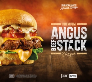 Burger & Sauce Angus Beef Stack Burger